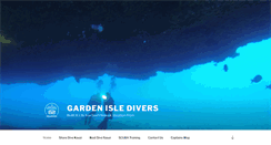 Desktop Screenshot of gardenisledivers.com